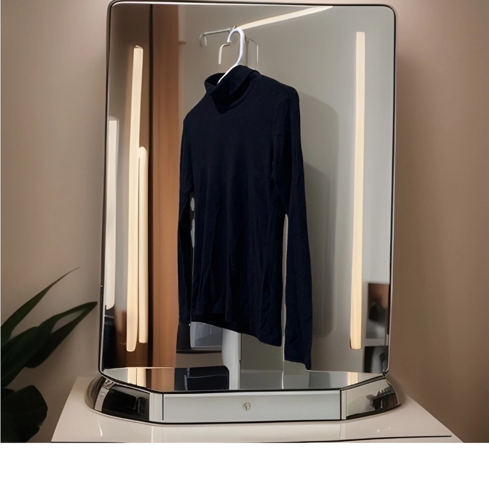Uniqlo Turtleneck Long Sleeves Black Top Size M - Picture 4 of 10